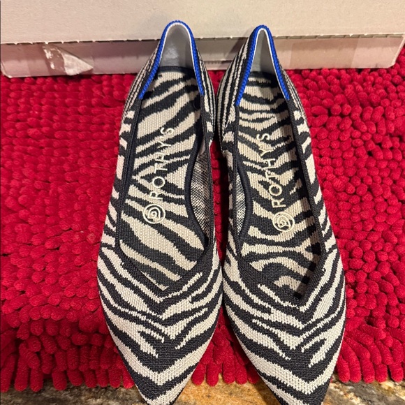 Rothy's Zebra Print Flats size 8 EUC - Picture 7 of 7